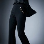 Büyük Beden Düğme Detay Pantolon