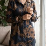 Desenli Oversize Gömlek