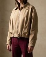 Kemerli Bomber Ceket