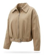 Kemerli Bomber Ceket - Görsel 3