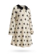 Kız Çocuk Kurdele Detaylı Uzun Kollu Elbise - Görsel 2